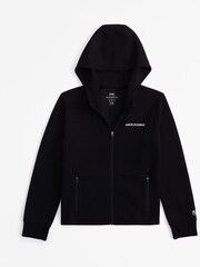 Abercrombie & Fitch – Hoodie mit Reißverschluss, Schwarz - Bild 1 von 2