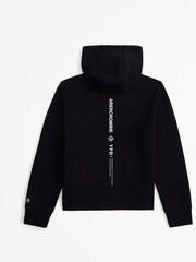 Abercrombie & Fitch – Hoodie mit Reißverschluss, Schwarz - Bild 2 von 2