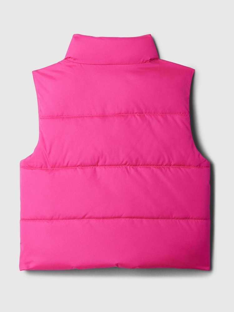 Gap Pink Sleeveless Gilet Jacket (4-13yrs) - Image 2 of 3