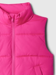 Gap Pink Sleeveless Gilet Jacket (4-13yrs) - Image 3 of 3