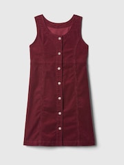 Gap Burgundy Red Corduroy Dress (4-13yrs) - Image 3 of 4