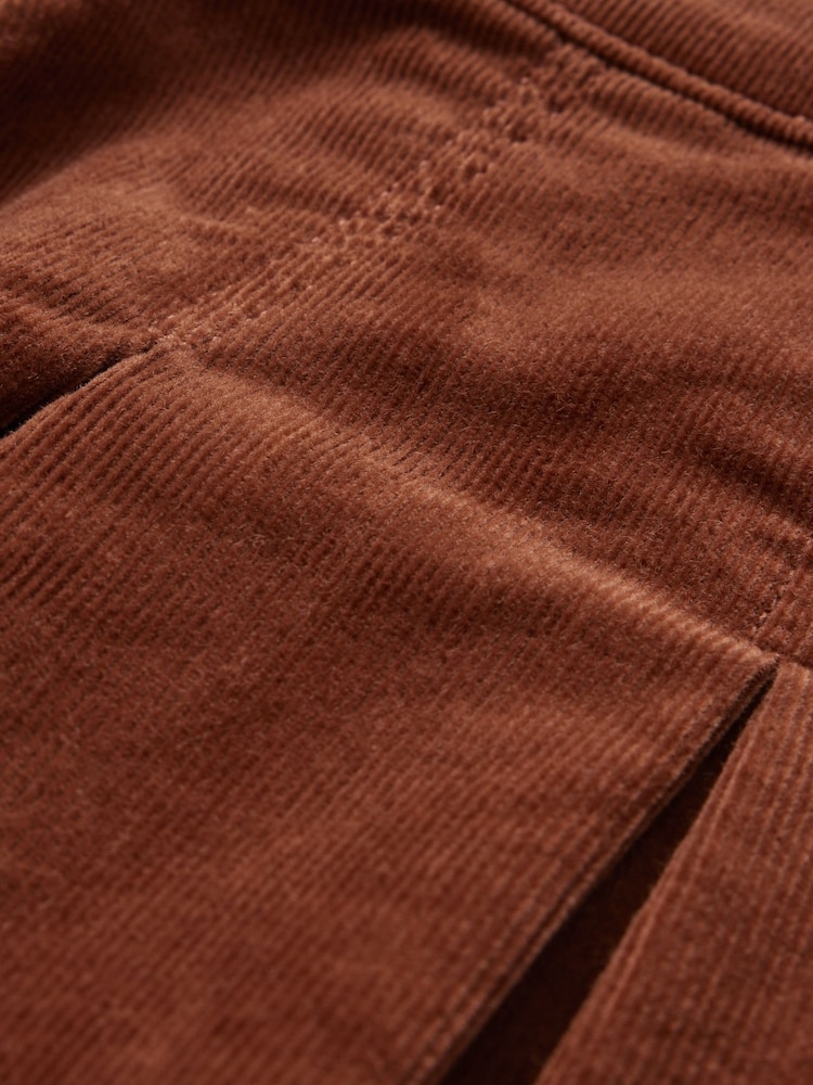 Gap Brown Corduroy Pleated Skirt (4-13yrs) - Image 4 of 4