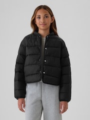 Černý - Gap Lehký svetr Bomber Bunda (4-13let) - Image 1 of 5
