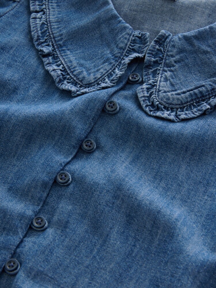 Gap Blue Denim Ruffle Shirt (4-13yrs) - Image 3 of 3