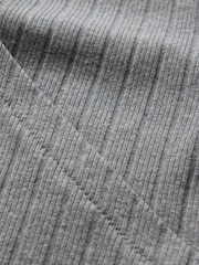 Gap Grey V-Neck Ribbed Long Sleeve Wrap Top (4-13yrs) - Image 3 of 3