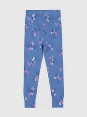 Gap Blue Floral Cotton Long Sleeve Pyjama Set (4-13yrs) - Image 3 of 4