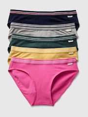Gap Yellow Bikini Briefs 5 Pack (4-13yrs) - Image 1 of 1