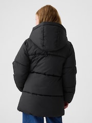 Gap Black Heavyweight Hooded Puffer Coat (4-13yrs) - Image 2 of 6