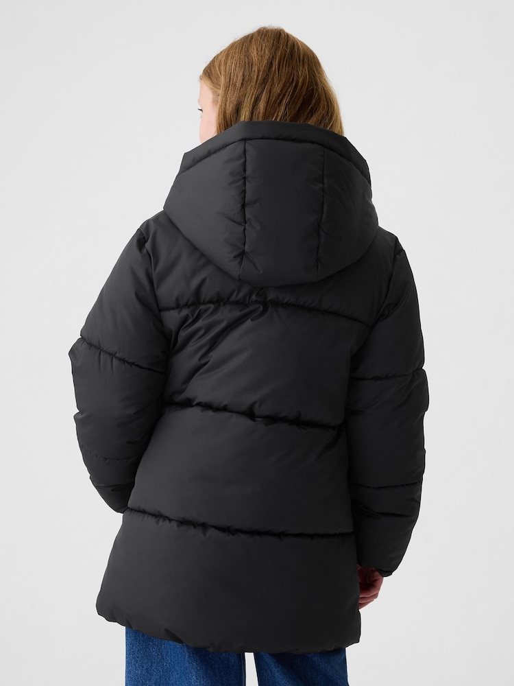 Gap Black Heavyweight Hooded Puffer Coat (4-13yrs) - Image 2 of 6