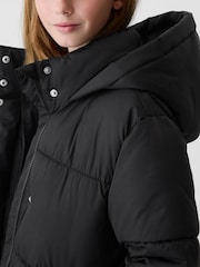Gap Black Heavyweight Hooded Puffer Coat (4-13yrs) - Image 4 of 6