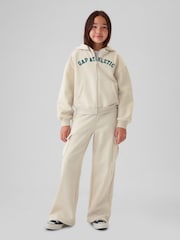 Gap Cream Logo Zip Up Hoodie (4-13yrs) - Image 3 of 5
