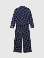 Gap Blue Matching Family Kids Christmas Stripe Pyjamas (6-13yrs) - Image 2 of 3