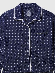 Gap Blue Matching Family Kids Christmas Stripe Pyjamas (6-13yrs) - Image 3 of 3