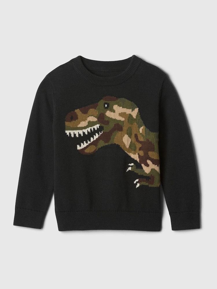 Gap Black Intarsia Knit Jumper (6mths-5yrs) - Image 1 of 3
