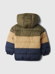 Gap Green Water-Resistant Puffer Coat (6mths-5yrs) - Image 2 of 3