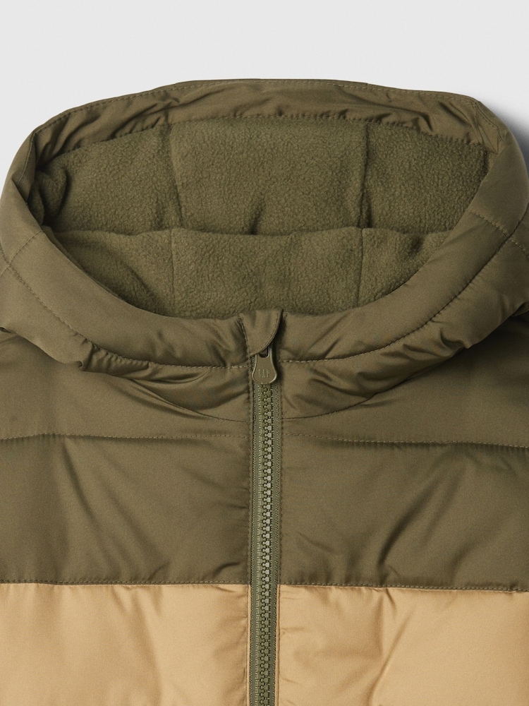 Gap Green Water-Resistant Puffer Coat (6mths-5yrs) - Image 3 of 3