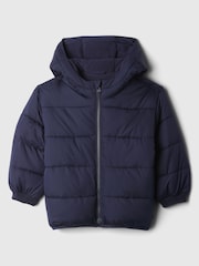 Azul - Abrigo acolchado e impermeable de Gap (6 meses - 5 años) - Imagen 2 de 4