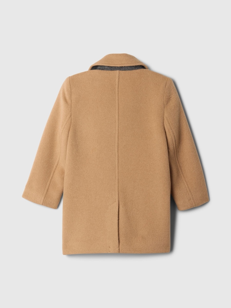 Gap Brown Poly-Wool Blend Long Coat (6mths-5yrs) - Image 2 of 2