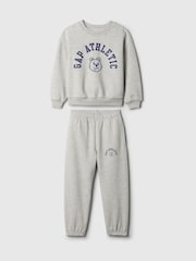 Gap Grey Vintage Athletic Logo Sweatshirt & Jogger Set (6mths-5yrs) - Image 1 of 3