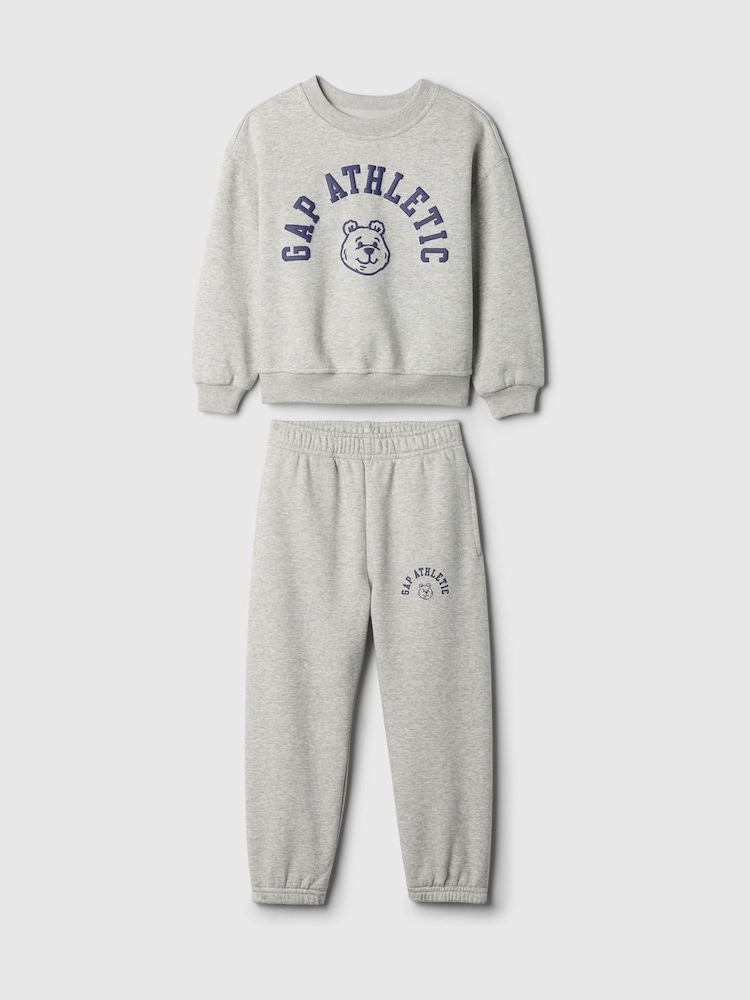 Gap Grey Vintage Athletic Logo Sweatshirt & Jogger Set (6mths-5yrs) - Image 1 of 3
