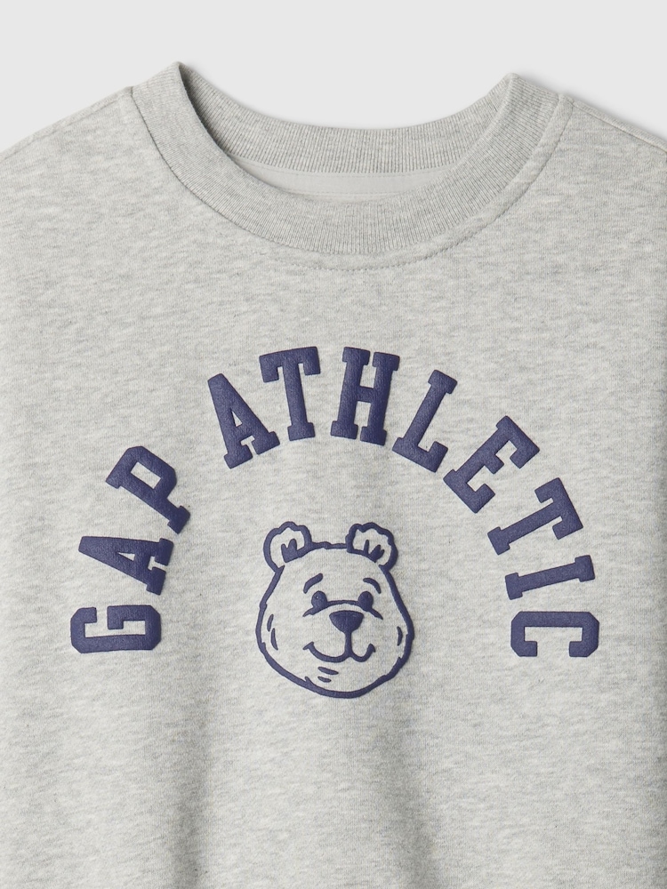 Gap Grey Vintage Athletic Logo Sweatshirt & Jogger Set (6mths-5yrs) - Image 3 of 3