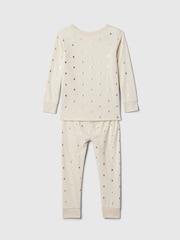 Gap Cream Star Star Long Sleeve Pyjamas (6mths-5yrs) - Image 2 of 3