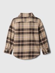 Gap Brown Organic Cotton Flannel Shirt (6mths-5yrs) - Image 2 of 2