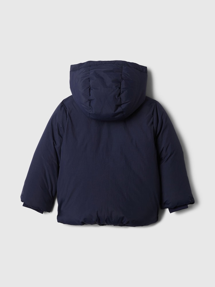 Abrigo acolchado impermeable de peso medio con forro de sherpa de Gap (6 meses-5 años) - Imagen 2 de 2