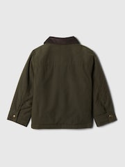 Gap Green Waxed Utility Jacket (6mths-5yrs) - Image 2 of 3