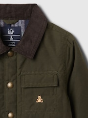 Gap Green Waxed Utility Jacket (6mths-5yrs) - Image 3 of 3