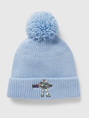 Gap Blue Kids Disney Toy Story Buzz Lightyear Pom Beanie Hat (1-5yrs) - Image 1 of 1