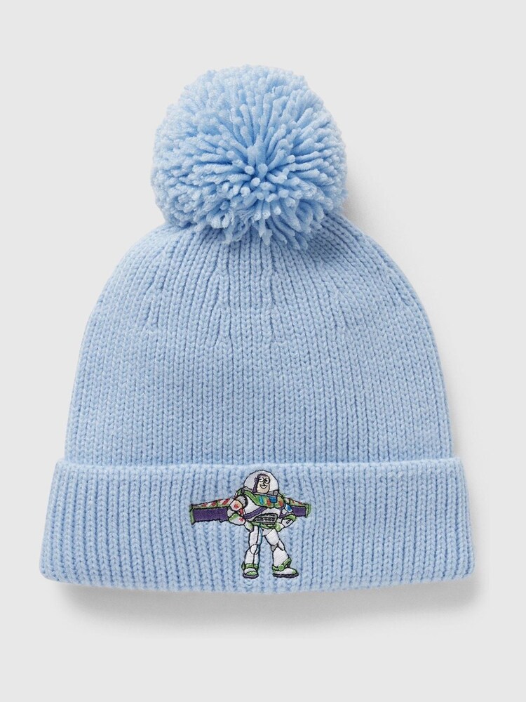Gap Blue Kids Disney Toy Story Buzz Lightyear Pom Beanie Hat (1-5yrs) - Image 1 of 1