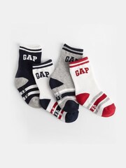 Gap Black Kids 4 Pack Logo Socks - Image 1 of 1