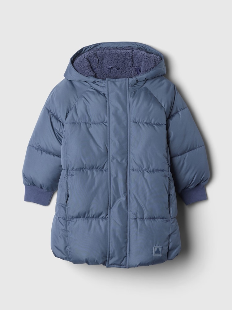 Azul - Abrigo tipo parka grueso con forro de sherpa y capucha de Gap (6 meses - 5 años) - Imagen 1 de 4 Azul - Abrigo tipo parka grueso con forro de sherpa y capucha de Gap (6 meses - 5 años) - Imagen 1 de 4