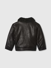 Gap Black Faux Suede Jacket (6mths-5yrs) - Image 2 of 3