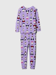 Gap Purple Disney Mickey Mouse & Friends Cotton Long Sleeve Pyjamas (12mths-5yrs) - Image 1 of 2