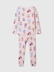 Gap Light Pink Disney Princess Cotton Long Sleeve Pyjamas (6mths-5yrs) - Image 2 of 3