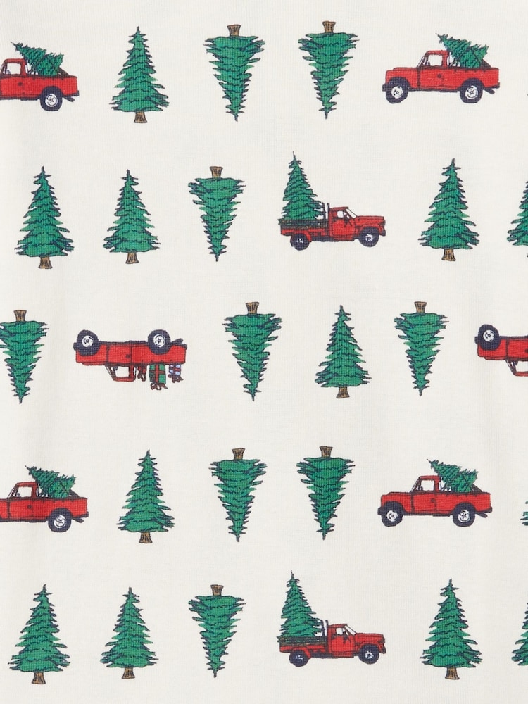 Gap White Christmas Print Pyjamas (6mths-5yrs) - Image 3 of 3