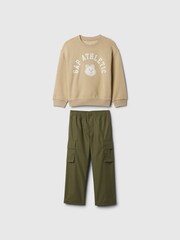 Gap Beige Jumper & Cargo Outfit Set (6mths-5yrs) - Image 1 of 3