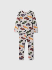 Gap Hot Wheels katoenen pyjamaset met lange mouwen (6 mnd - 5 jr) - Image 1 of 2