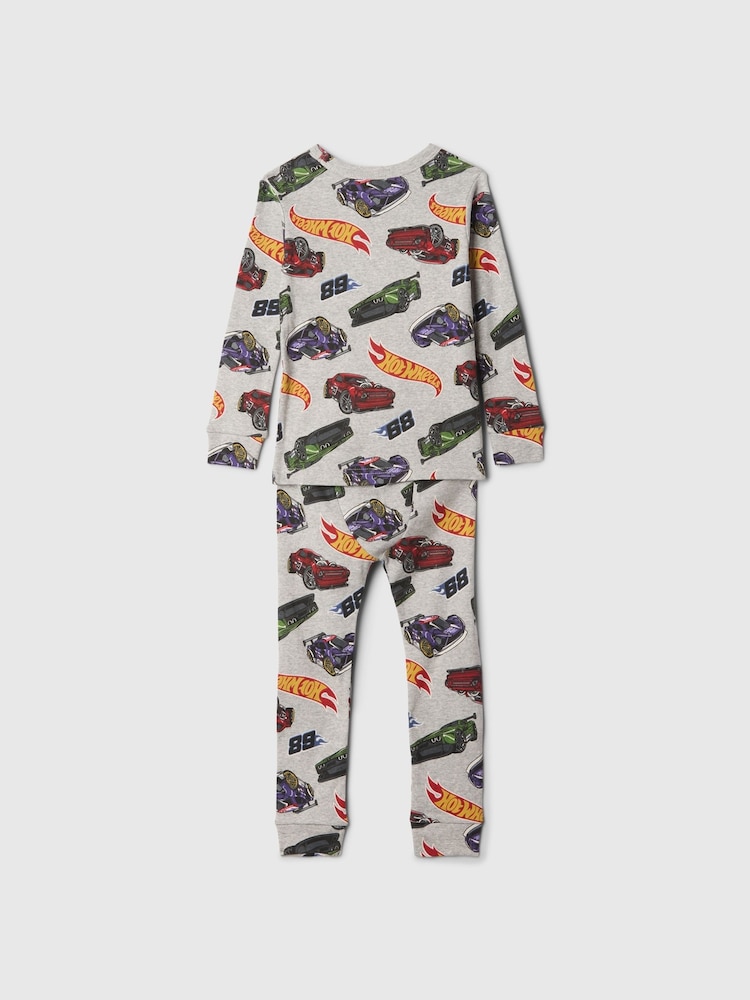 Gap Hot Wheels katoenen pyjamaset met lange mouwen (6 mnd - 5 jr) - Image 2 of 2