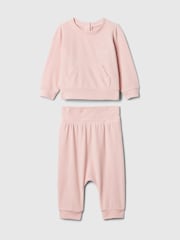 Gap Pink Brannan Bear Soft Touch Jumper & Jogger Set (Newborn-24mths) - Image 1 of 3
