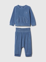 Gap Blue Brannan Bear Soft Touch Jumper & Jogger Set (Newborn-24mths) - Image 1 of 2
