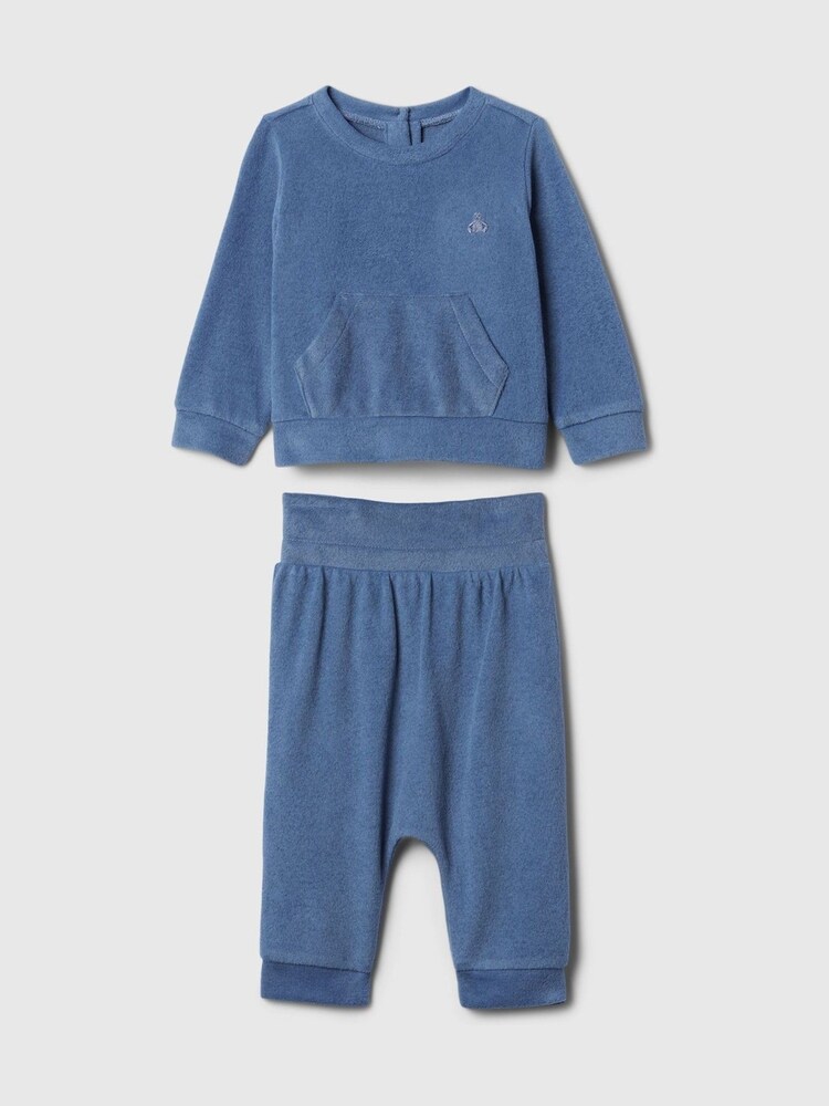 Gap Blue Brannan Bear Soft Touch Jumper & Jogger Set (Newborn-24mths) - Image 1 of 2