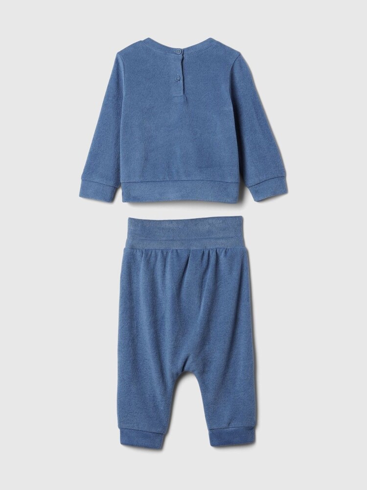 Gap Blue Brannan Bear Soft Touch Jumper & Jogger Set (Newborn-24mths) - Image 2 of 2