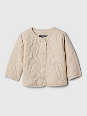 Gap – Steppjacke mit Rundhalsausschnitt (Neugeborene–12M.) - Bild 1 von 2