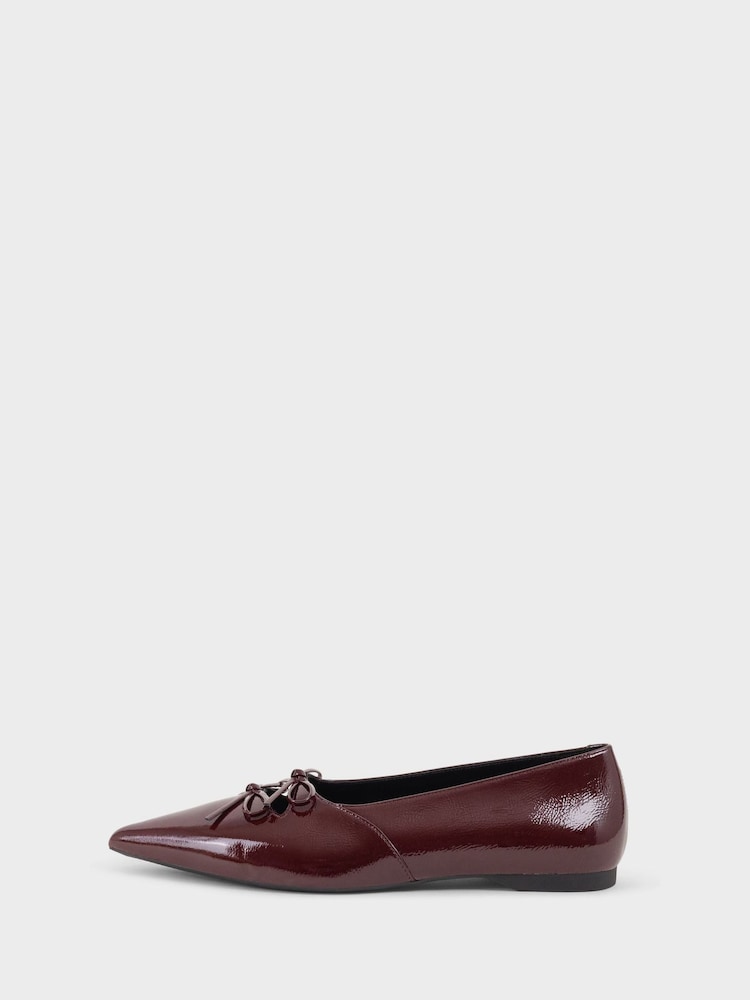 Vagabond Shoemakers Red Hermine Point Shoes - Image 1 of 3