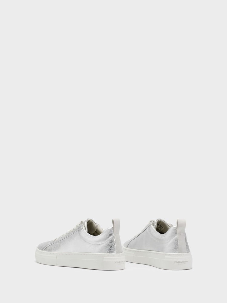 Vagabond Shoemakers Silver Zoe Platform Trainers - Image 3 of 3