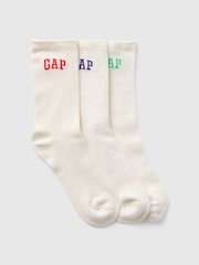 Gap – 3er-Pack Socken für Kinder mit Logo - Bild 1 von 1