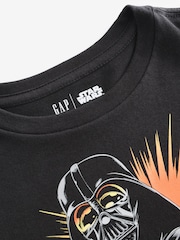 Gap Black Darth Vader Star Wars Graphic T-Shirt (4-13yrs) - Image 3 of 5